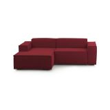 Divano sfoderabile rosso 240x170x70h cm - Assurte