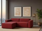 Divano sfoderabile rosso 240x170x70h cm - Assurte