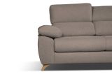 Divano sfoderabile tortora 200x85x107h cm - Anem