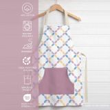 Grembiule Cucina Rosa Multicolore Lavabile in Lavatrice si 30° Colore Struttura Multicolore, - Palitoba