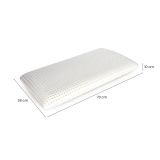 Guanciale Menta, Made in Italy, 70x39 h10 cm, Bianco