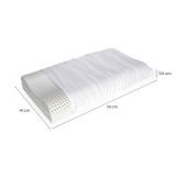 Guanciale Origano, Made in Italy, 70x41 h12 cm, Bianco