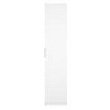 Guardaroba 1 Anta Bianco Appendiabiti Cassetti, 2 Ripiani - Calvert