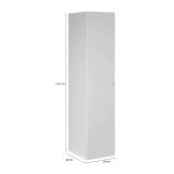 Guardaroba 1 anta- bianco lucido colonna 50x218h cm - Mexico