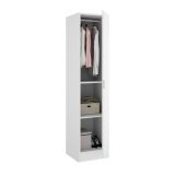Guardaroba 1 anta- bianco slim 40x184h cm - Nxy