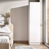 Guardaroba 1 anta- bianco slim 40x184h cm - Nxy