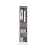 Guardaroba 1 anta- bianco slim 40x184h cm - Nxy