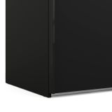 Guardaroba 10 ripiani nero 242x220h cm - Kauri
