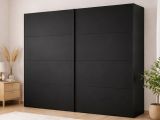 Guardaroba 10 ripiani nero 242x220h cm - Kauri