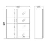 Guardaroba 2 ante Adeline, Mobile camera da letto, Cabina armadio portabiti, Armadio appendiabiti, 65x179 h220 cm, Grigio e Trasparente