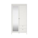 Guardaroba 2 ante bianco 102x199h cm - Lagertha