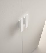 Guardaroba 2 Ante Bianco 2 Ripiani Appendiabiti 80x180h cm, 2 Ante - Susella