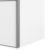 Guardaroba 2 ante bianco 242x201h cm - Avelengo