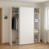 Guardaroba 2 ante- bianco ante scorrevoli 178x220h cm - Gomer