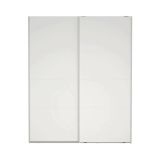 Guardaroba 2 ante- bianco ante scorrevoli 178x220h cm - Gomer
