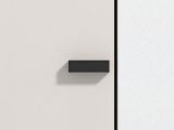 Guardaroba 2 Ante Bianco Bianco Appendiabiti 3 Ripiani 64x194h cm, 4 Vani - Azzano