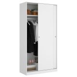 Guardaroba 2 ante bianco lucido 100x204h cm - Abigale