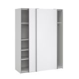 Guardaroba 2 ante bianco lucido 150x200h cm - Maurice