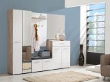 Guardaroba 2 Ante Bianco Marrone Rovere Nodi Appendiabiti 4 Ripiani 60x192.5h cm, 5 Vani - Griante
