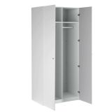 Guardaroba 2 ante- bianco salvaspazio 100x218h cm - Anagni