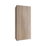 Guardaroba 2 Ante Marrone Rovere Appendiabiti un Ripiano 80x177h cm, 2 Ante - Istrana