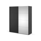 Guardaroba 2 ante nero 182x220h cm - Seraphin
