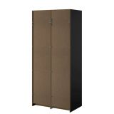 Guardaroba 2 ante- nero salvaspazio 100x218h cm - Anagni