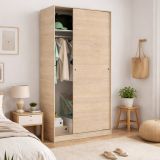 Guardaroba 2 ante rovere 100x204h cm - Abigale
