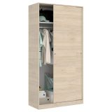 Guardaroba 2 ante rovere 100x204h cm - Abigale