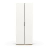Guardaroba 2 ante rovere e bianco opaco 79x203h cm - Fioretta