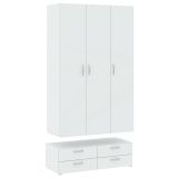 Guardaroba 3 ante bianco 110x214h cm - Randazzo