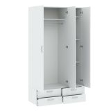 Guardaroba 3 ante bianco 110x214h cm - Randazzo