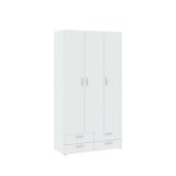 Guardaroba 3 ante bianco 110x214h cm - Randazzo