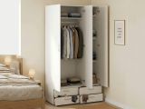 Guardaroba 3 ante bianco 110x214h cm - Randazzo