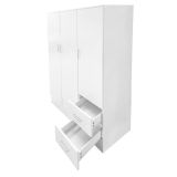 Guardaroba 3 ante bianco 120x170h cm - Anci