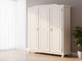 Guardaroba 3 ante- Bianco Appendiabiti 4 Ripiani 150x180h cm, Apertura Battente - Calosso