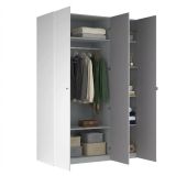Guardaroba 3 ante- bianco salvaspazio 150x218h cm - Arce