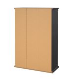 Guardaroba 3 ante grigio 138x200h cm - Dolor