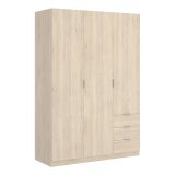 Guardaroba 3 ante rovere 121x184h cm - Astru