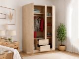 Guardaroba 3 ante rovere 150x215h cm - Ales