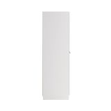 Guardaroba 3 ante Tilda, Mobile camera da letto, Cabina armadio portabiti, Armadio appendiabiti, 62x147 h200 cm, Bianco