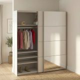 Guardaroba 5 ripiani bianco 182x201h cm - Cerreto