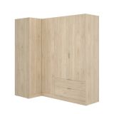 Guardaroba angolare moderno rovere 173x184h cm - Efesto