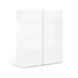 Guardaroba ante scorrevoli bianco lucido 182x220h cm - Badesse