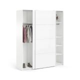 Guardaroba ante scorrevoli bianco lucido 182x220h cm - Badesse