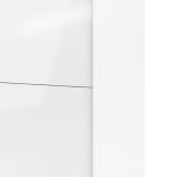 Guardaroba ante scorrevoli bianco lucido 182x220h cm - Badesse