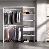 Guardaroba classico bianco 160x187h cm - Fauno