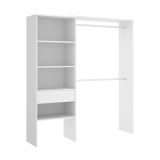 Guardaroba classico bianco 160x187h cm - Fauno