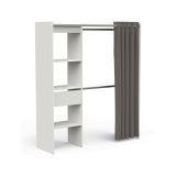 Guardaroba classico bianco opaco 167x191h cm - Serpentina
