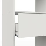Guardaroba classico bianco opaco 167x191h cm - Serpentina